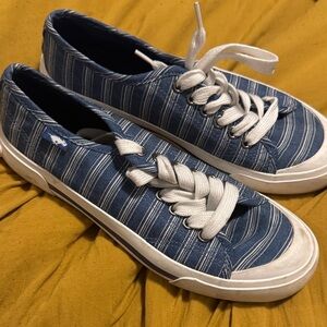 Rocket Dog Navy Striped Sneakers